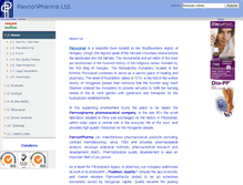 Tablet Screenshot of pannonpharma.hu